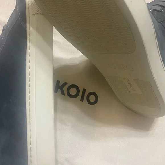 Kolo Italy Gray Suede Lace Up High Top Shoes Mens Size US 9 EUR 42 - Picture 6 of 14